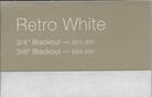 Retro White Blackout Cellular Shade Fabric